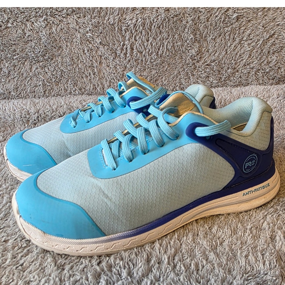 Timberland Pro Safety Comp Toe Athletic Work Shoes‎ Women's Size 6.5 Blue